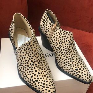 NIB Leopard Booties